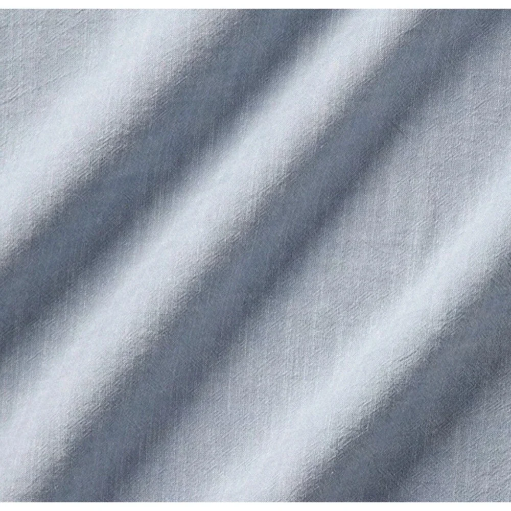 Ralph Lauren Sheet California King Extra Deep Fitted Workshirt Chambray Blue NEW